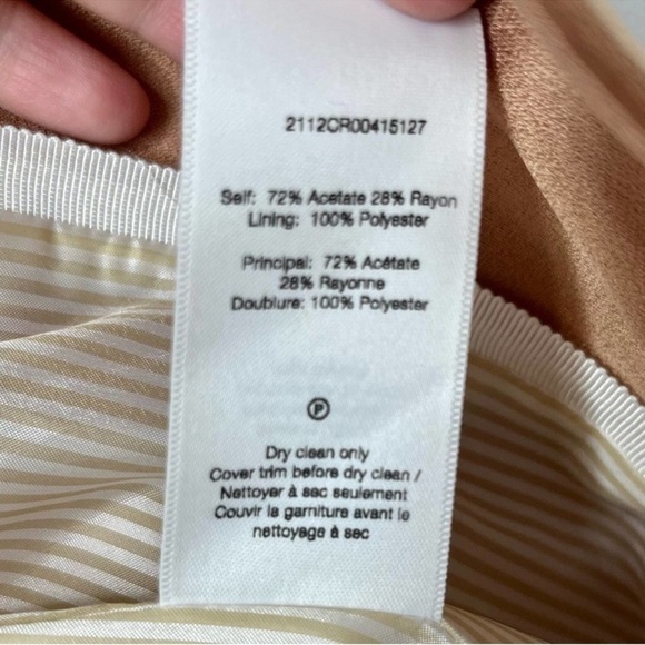 Veronica beard camel satin blazer - Picture 10 of 12